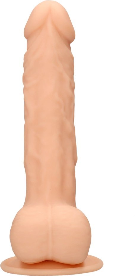 RealRock - Silikonowe dildo z jądrami 24 cm RealRock - Silikonowe dildo z jądrami 24 cm