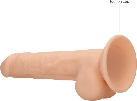 RealRock - Silikonowe dildo z jądrami 24 cm RealRock - Silikonowe dildo z jądrami 24 cm