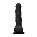RealRock - Silikonowe dildo z jądrami 24 cm