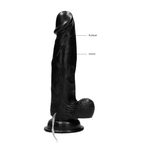 RealRock - Wibrujące realistyczne dildo z jądrami - z pilotem 20 cm RealRock - Wibrujące realistyczne dildo z jądrami - z pilotem 20 cm