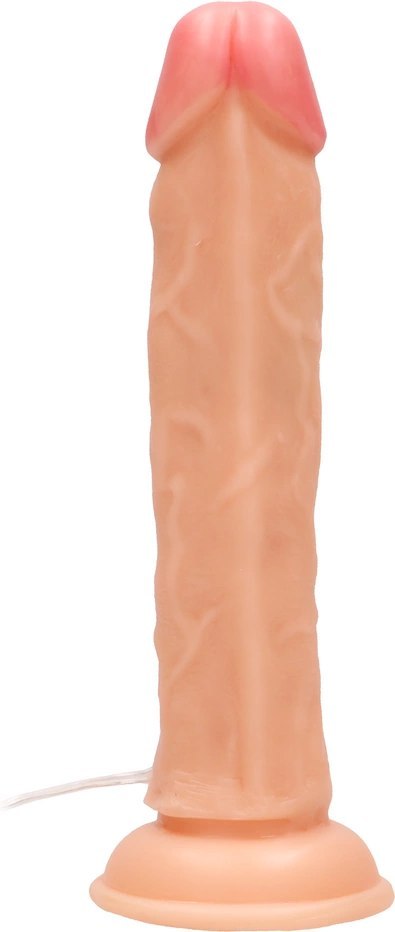 RealRock - Wibrujące realistyczne dildo z pilotem 23 cm RealRock - Wibrujące realistyczne dildo z pilotem 23 cm