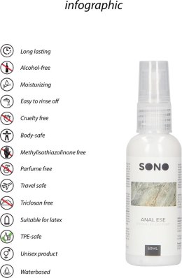 Żel analny Sensuva Anal Ese 50ml, z łagodzącymi składnikami