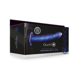 Ouch! - Dildo na pasku - zakręcone wypustki - 20 cm