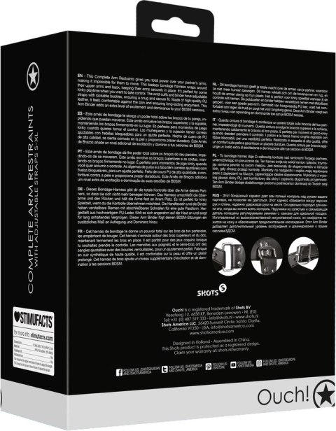Ouch! - Kompletne podłokietniki - taśma BDSM Ouch! - Kompletne podłokietniki - taśma BDSM