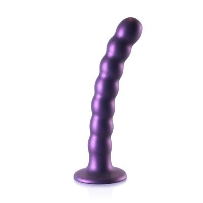 Ouch! - Silikonowe dildo G-Spot z koralikami - 16,5 cm Ouch! - Silikonowe dildo G-Spot z koralikami - 16,5 cm