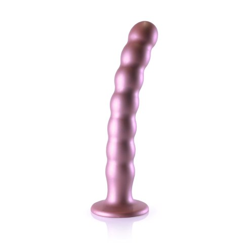 Ouch! - Silikonowe dildo G-Spot z koralikami - 20,5 cm Ouch! - Silikonowe dildo G-Spot z koralikami - 20,5 cm