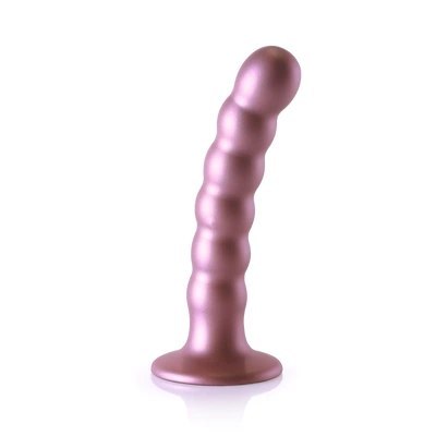 Ouch! - Silikonowe dildo z koralikami - 13 cm Ouch! - Silikonowe dildo z koralikami - 13 cm