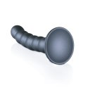 Ouch! - Silikonowe dildo z koralikami - 13 cm