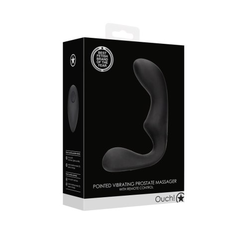 Ouch! - Spiczasty, wibrujący masażer prostaty z pilotem Ouch! - Spiczasty, wibrujący masażer prostaty z pilotem