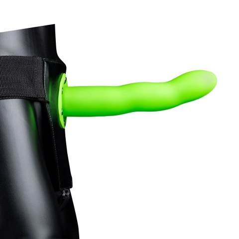 Ouch! - Świecące w ciemności dildo na pasku - 20 cm Ouch! - Świecące w ciemności dildo na pasku - 20 cm