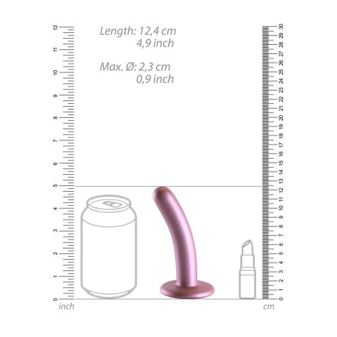 Ouch! - Wąskie silikonowe dildo z przyssawką 12 cm Ouch! - Wąskie silikonowe dildo z przyssawką 12 cm