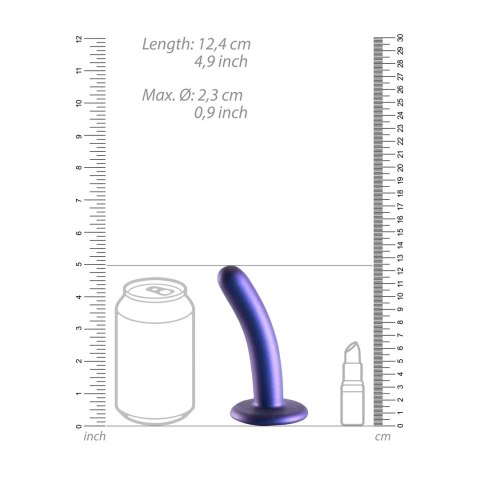 Ouch! - Wąskie silikonowe dildo z przyssawką 12 cm Ouch! - Wąskie silikonowe dildo z przyssawką 12 cm