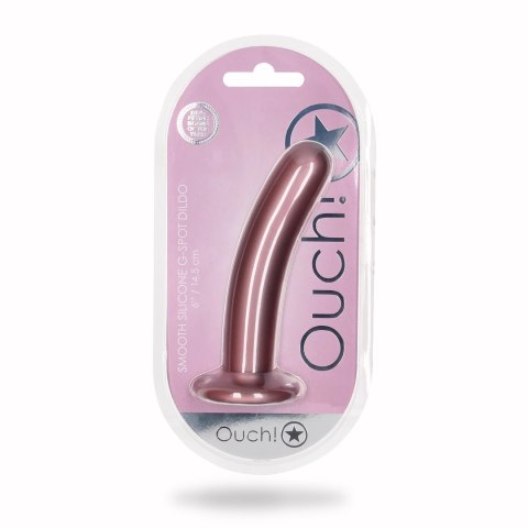 Ouch! - Wąskie silikonowe dildo z przyssawką 14,5 cm Ouch! - Wąskie silikonowe dildo z przyssawką 14,5 cm