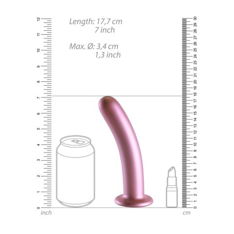 Ouch! - Wąskie silikonowe dildo z przyssawką 17 cm Ouch! - Wąskie silikonowe dildo z przyssawką 17 cm