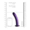 Ouch! - Wąskie silikonowe dildo z przyssawką 17 cm