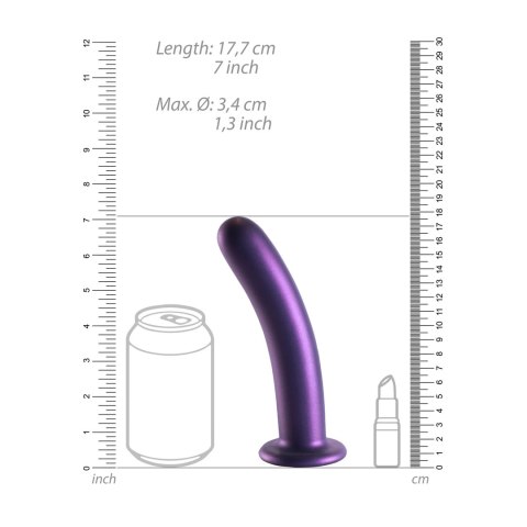Ouch! - Wąskie silikonowe dildo z przyssawką 17 cm Ouch! - Wąskie silikonowe dildo z przyssawką 17 cm