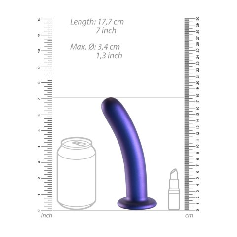 Ouch! - Wąskie silikonowe dildo z przyssawką 17 cm Ouch! - Wąskie silikonowe dildo z przyssawką 17 cm