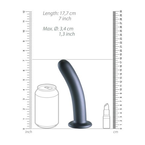 Ouch! - Wąskie silikonowe dildo z przyssawką 17 cm Ouch! - Wąskie silikonowe dildo z przyssawką 17 cm