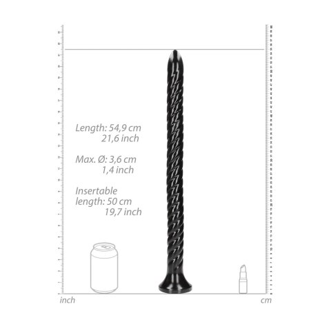 Ouch! - Wąż analny drobno - prążkowany - 20''/50 cm Ouch! - Wąż analny drobno - prążkowany - 20''/50 cm