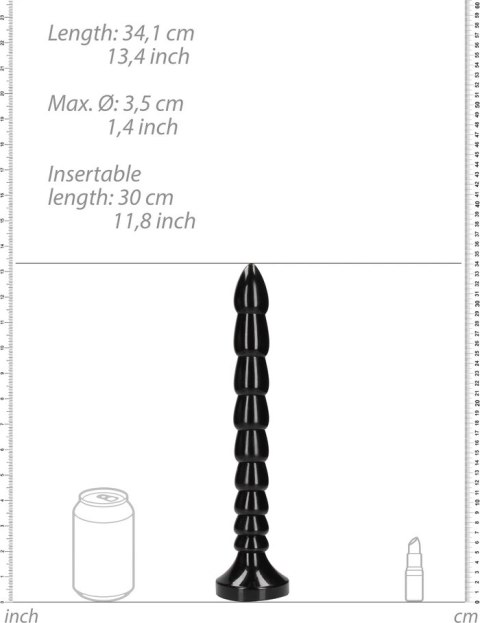 Ouch! - Wąż analny z wypustkami - 30 cm Ouch! - Wąż analny z wypustkami - 30 cm