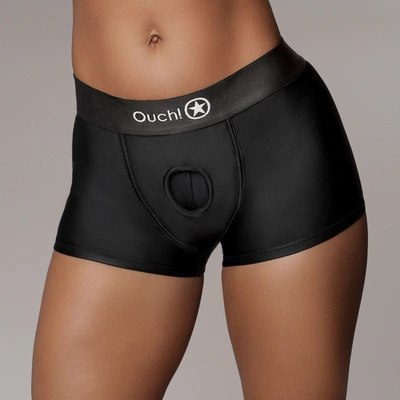 Ouch! - Wibrujące bokserki z paskiem - M/L Ouch! - Wibrujące bokserki z paskiem - M/L