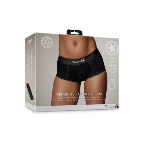 Ouch! - Wibrujące majtki z paskiem - M/L Ouch! - Wibrujące majtki z paskiem - M/L