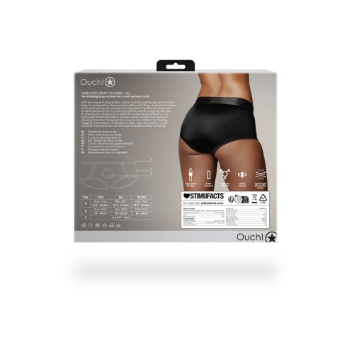 Ouch! - Wibrujące majtki z paskiem - M/L Ouch! - Wibrujące majtki z paskiem - M/L