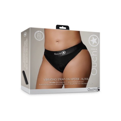 Ouch! - Wibrujący pasek na biodra - XL/XXL Ouch! - Wibrujący pasek na biodra - XL/XXL