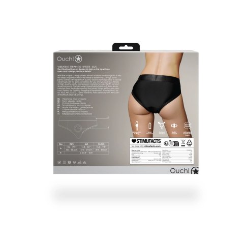 Ouch! - Wibrujący pasek na biodra - XS/S Ouch! - Wibrujący pasek na biodra - XS/S