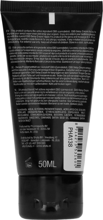 Spray opóźniający orgazm CBD 50 ml Pharmquests shots Spray opóźniający orgazm CBD 50 ml Pharmquests shots