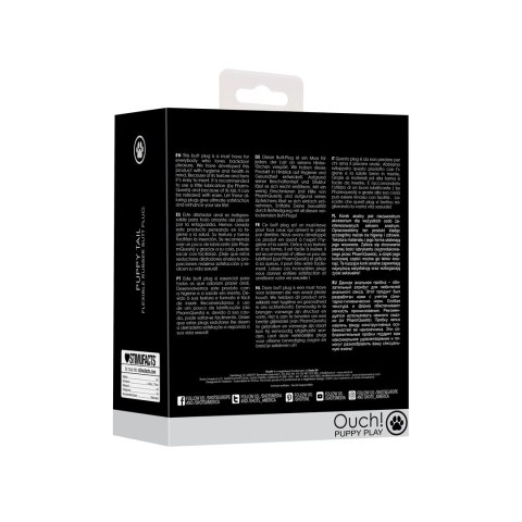 Ouch! - Elastyczny gumowy korek analny Ouch! - Elastyczny gumowy korek analny