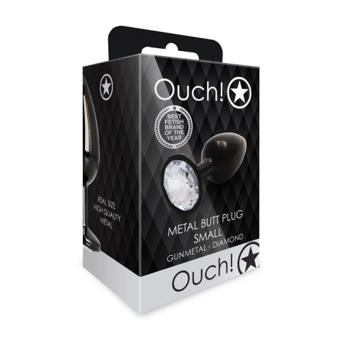 Ouch! - Metalowy korek analny - Okragły - Mały Ouch! - Metalowy korek analny - Okragły - Mały