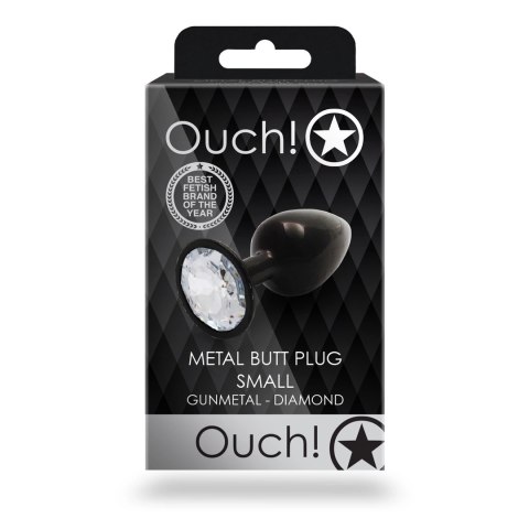 Ouch! - Metalowy korek analny - Okragły - Mały Ouch! - Metalowy korek analny - Okragły - Mały