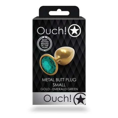 Ouch! - Metalowy korek analny - Okragły - Mały Ouch! - Metalowy korek analny - Okragły - Mały