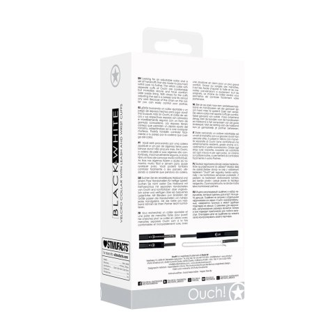 Ouch! - Obroża na rzepy ze smyczą i kajdankami Ouch! - Obroża na rzepy ze smyczą i kajdankami