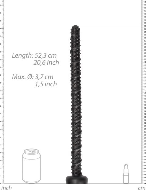 Ouch! - Teksturowane wężowe dildo - 55 cm Ouch! - Teksturowane wężowe dildo - 55 cm