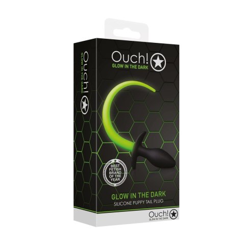 Ouch! - Zatyczka analna - świecąca w ciemności Ouch! - Zatyczka analna - świecąca w ciemności
