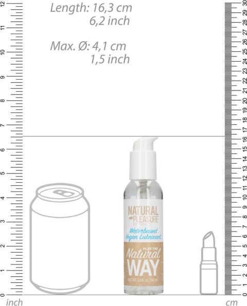 Natural Pleasure by Shots - Lubrykant na bazie wody - wegański 150 ml Natural Pleasure by Shots - Lubrykant na bazie wody - wegański 150 ml