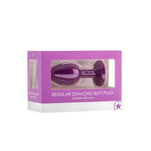 Ouch! - Diamentowy korek analny z diamentem - rozmiar uniwersalny Ouch! - Diamentowy korek analny z diamentem - rozmiar uniwersalny