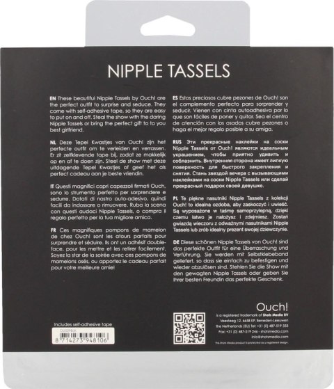 Ouch! - Frędzle na sutki o kształcie serca Ouch! - Frędzle na sutki o kształcie serca
