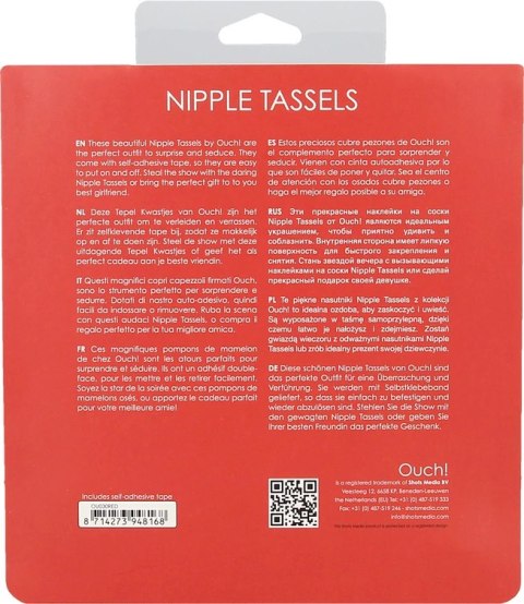Ouch! - Frędzle na sutki o okrągłym kształcie Ouch! - Frędzle na sutki o okrągłym kształcie