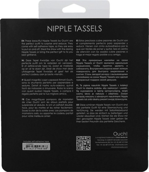 Ouch! - Frędzle na sutki o okrągłym kształcie Ouch! - Frędzle na sutki o okrągłym kształcie