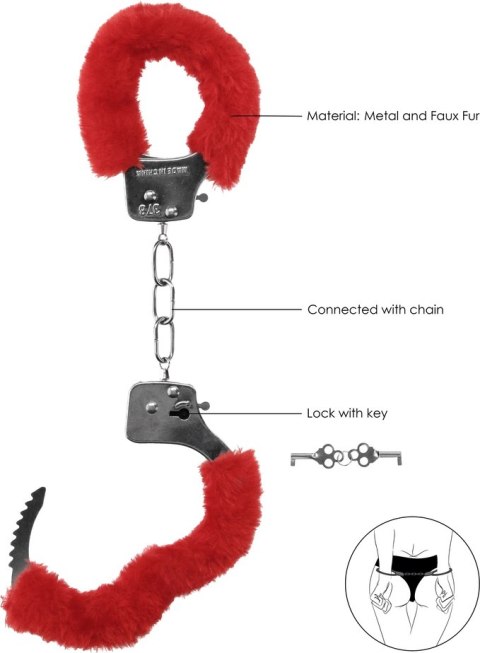 Ouch! - Kajdanki przyjemności Furry Ouch! - Kajdanki przyjemności Furry