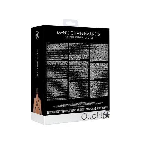 Ouch! - Męska uprząż łańcuchowa Ouch! - Męska uprząż łańcuchowa