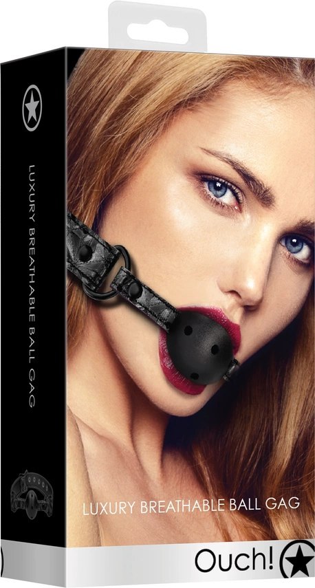 Ouch! - Oddychający knebel kulkowy Ouch! - Oddychający knebel kulkowy