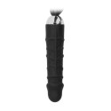 Ouch! - Pejcz z zakrzywionym silikonowym, realistycznym dildo