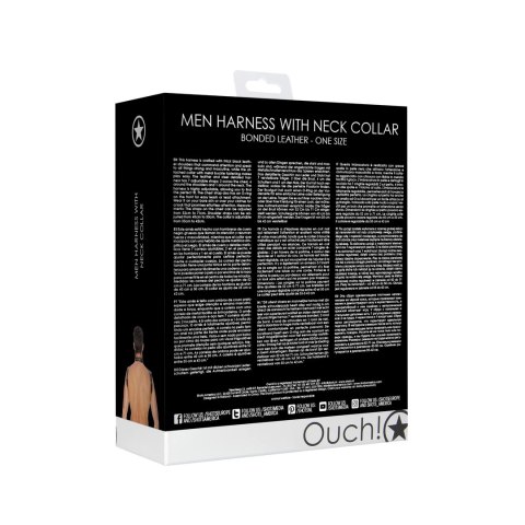 Ouch! - Uprząż męska z kołnierzem Ouch! - Uprząż męska z kołnierzem