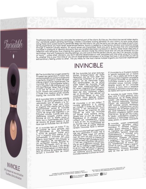 Irresistible by Shots - Pulsujący wibrator Invincible Irresistible by Shots - Pulsujący wibrator Invincible