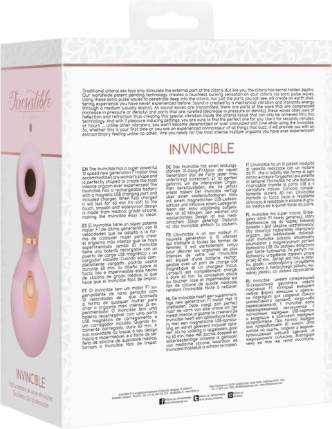 Irresistible by Shots - Pulsujący wibrator Invincible Irresistible by Shots - Pulsujący wibrator Invincible