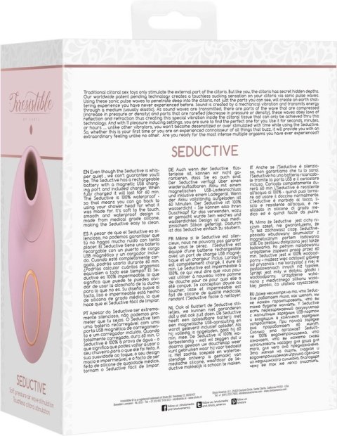 Irresistible by Shots - Pulsujący wibrator Seductive Irresistible by Shots - Pulsujący wibrator Seductive